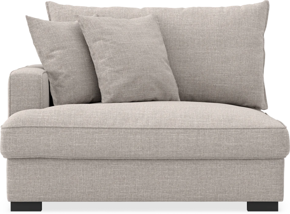 Rossi - 1,5-sits med armstöd vänster - Beige