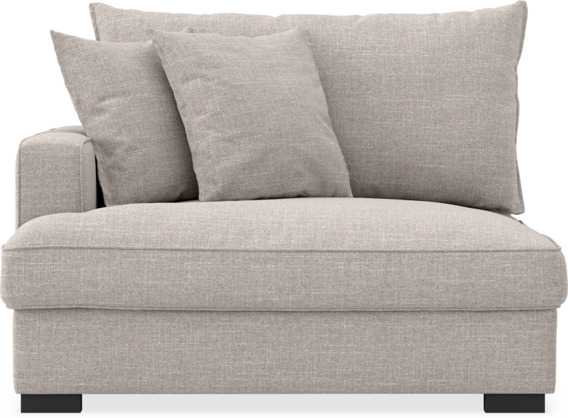 Rossi - 1,5-sits med armstöd vänster - Beige