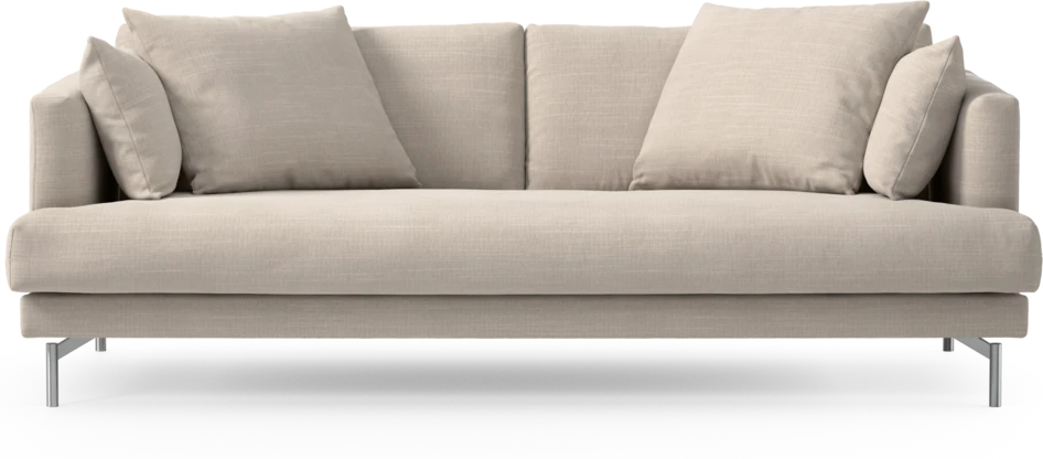 Harper - 3-sits soffa, hel dyna - Beige