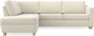 Friday - 2,5-sits soffa med divan vänster - Beige