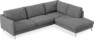 Madison Lux - 3-sits soffa med divan höger - Vit