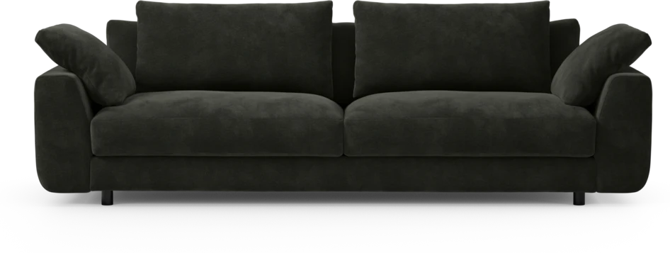 Amie - 4-sits soffa - Svart