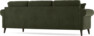 Eden - 3-sits soffa svängd - Grön