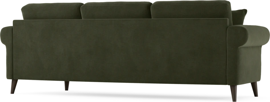 Eden - 3-sits soffa svängd - Grön