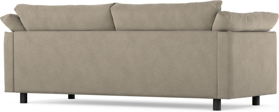 Cherrie - 2,5-sits soffa, hel dyna, fast klädsel - Beige