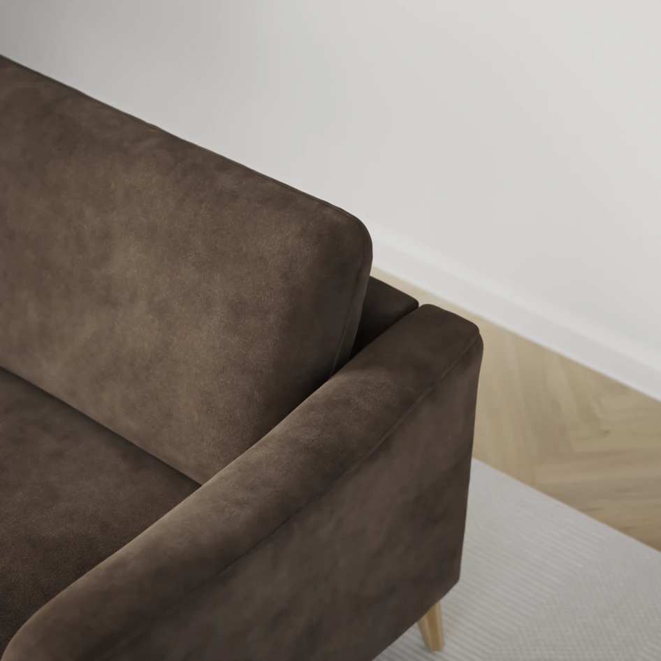 Bridge - 2-sits soffa - Brun