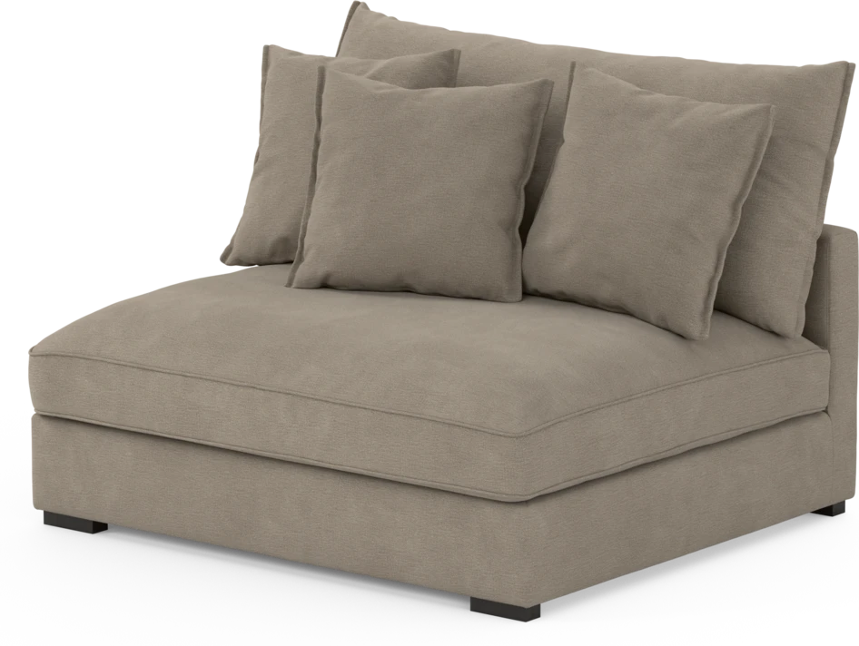 Rossi - 2-sits utan armstöd - Beige