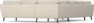 Madison Lux - Hörnsoffa med schäslong vänster - Beige