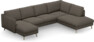 Madison Lux - 2-sits soffa med schäslong vänster och divan höger - Beige