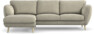Madison Lux - 2-sits soffa med schäslong vänster - Beige