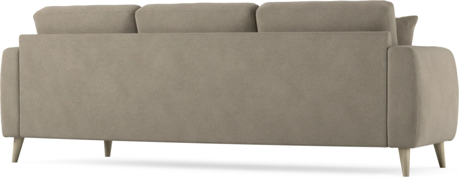 Eden - 3-sits soffa svängd - Beige