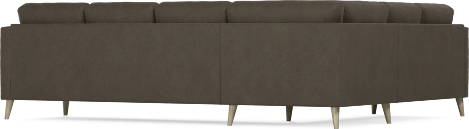 Eden - Hörnsoffa, 2+3-sits - Brun