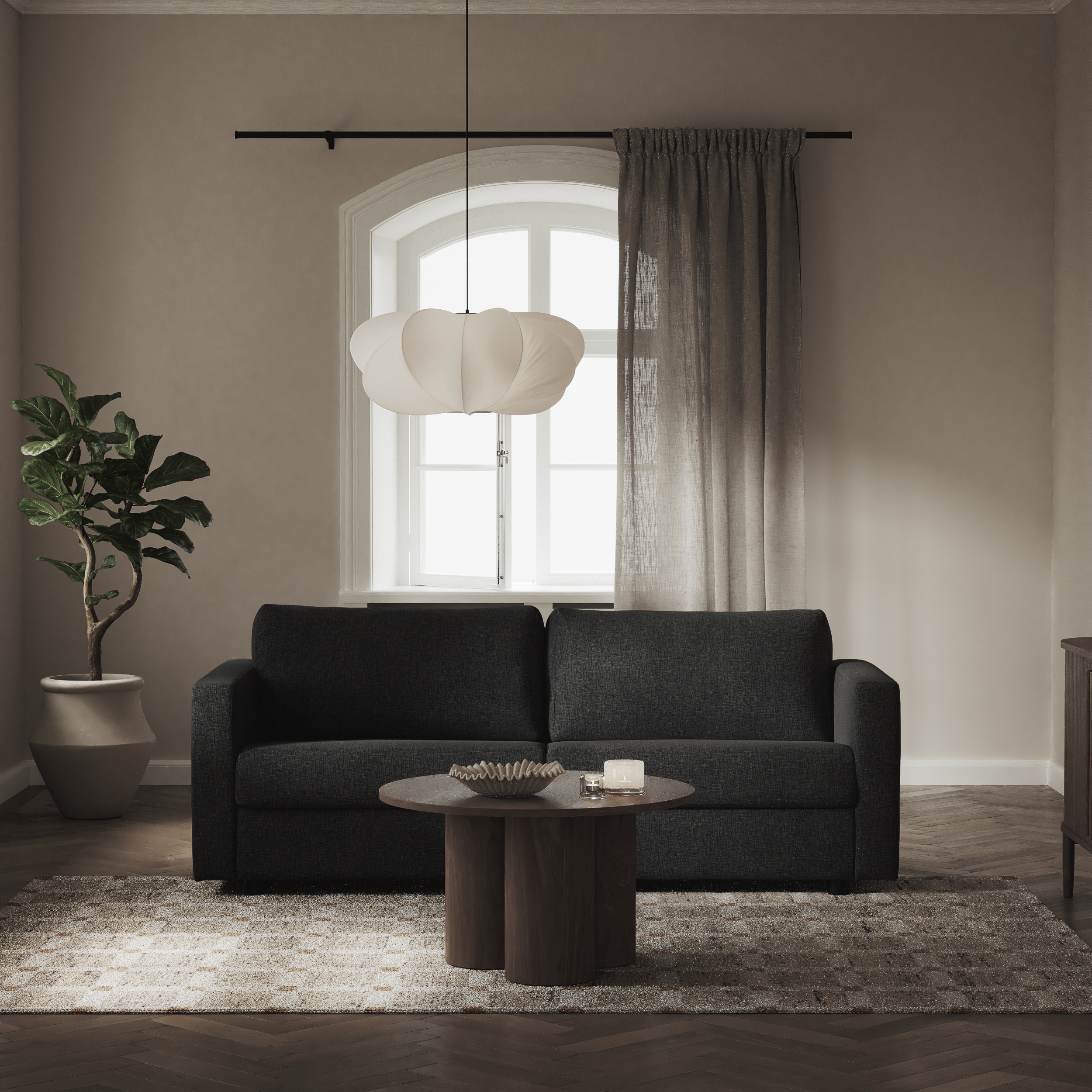 Lindö - Bäddsoffa 3-sits  - inspiration