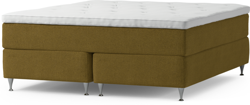 Delux Dream - Kontinentalsäng, dubbelsäng med bäddmadrass och sängben