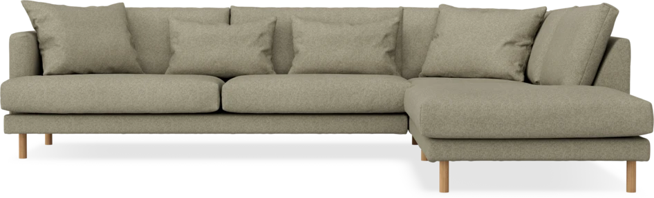 Harper - 3-sits soffa med divan höger - Beige