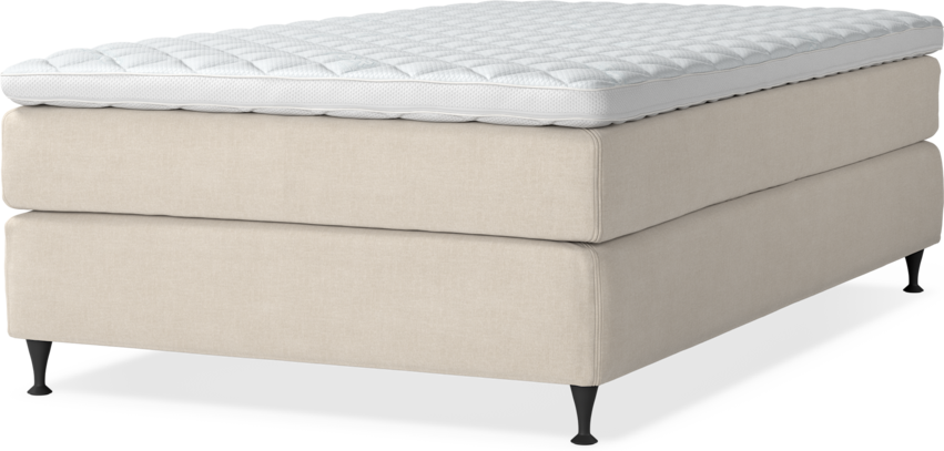 Delux Sense - Kontinentalsäng, enkelsäng 120 cm med bäddmadrass