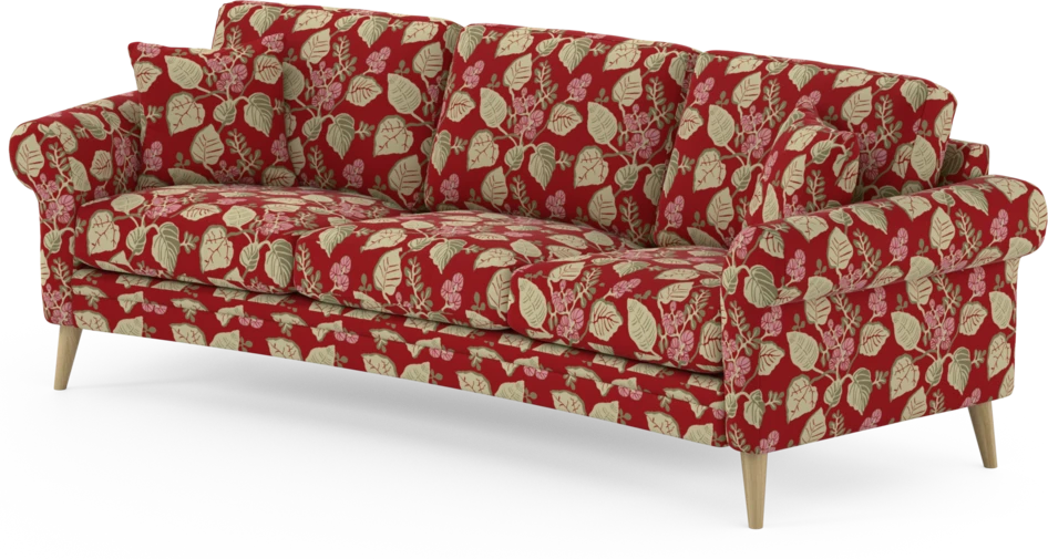 Eden - 3-sits soffa svängd - Flerfärgad