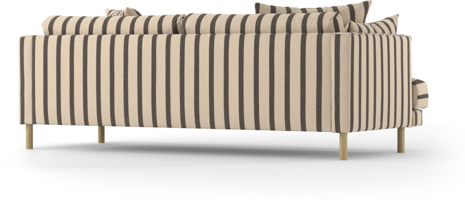 Harper - 3-sits soffa, hel dyna - Flerfärgad