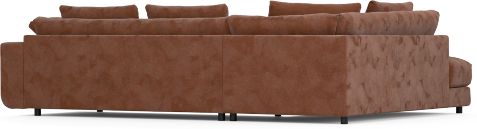 Amie - 3-sits med divan vänster - Orange