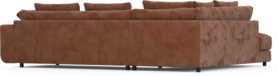 Amie - 3-sits med divan vänster - Orange