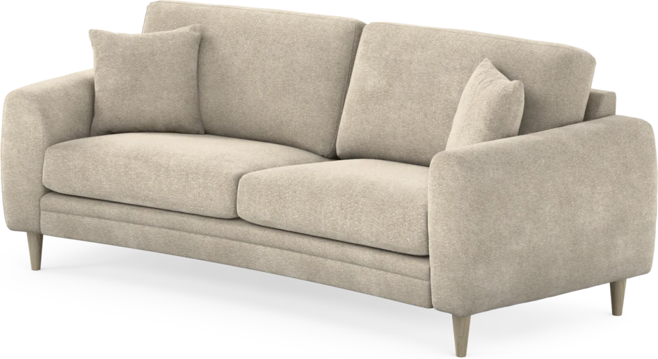 Eden - 2,5-sits soffa svängd - Beige