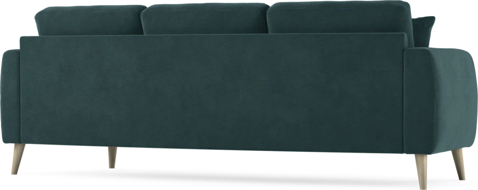 Eden - 3-sits soffa svängd - Blå
