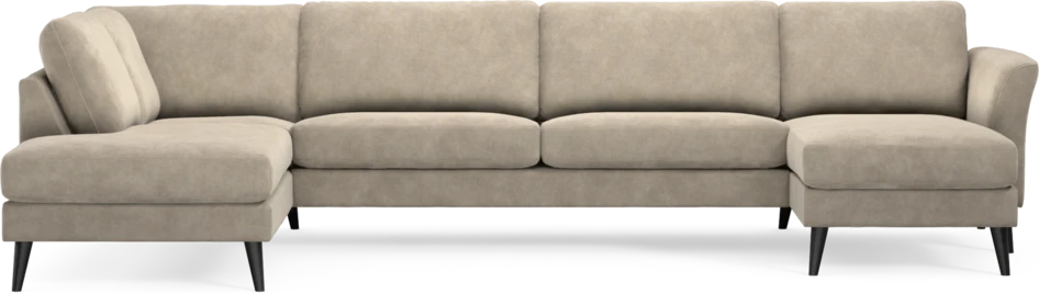Bridge - 3-sits soffa med divan vänster och schäslong höger - Beige