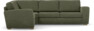Friday - Hörnsoffa, 1,5+2,5-sits - Grön