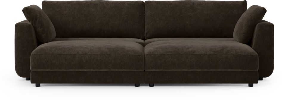Amie - Bäddsoffa 4-sits - Brun