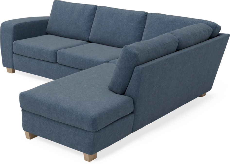 Friday - 2,5-sits soffa med divan höger - Blå