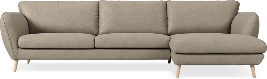 Madison - 3-sits soffa med schäslong höger - Beige