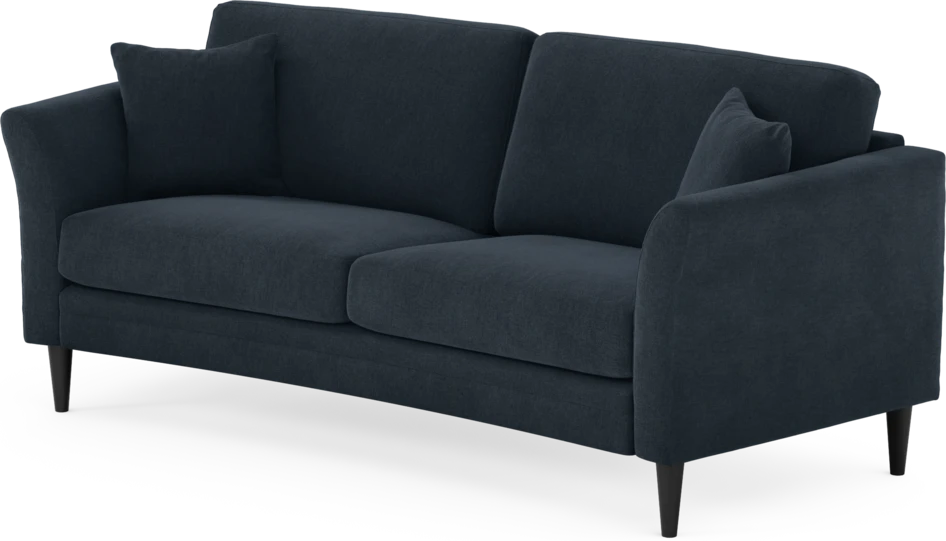 Eden - 2,5-sits soffa svängd - Blå