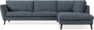 Madison Lux - 3-sits soffa med divan höger - Vit