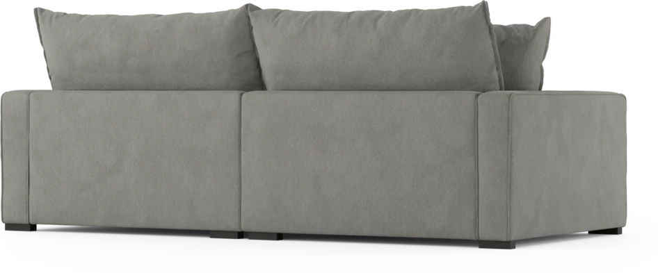 Rossi - 3-sits soffa, hel dyna - Grå