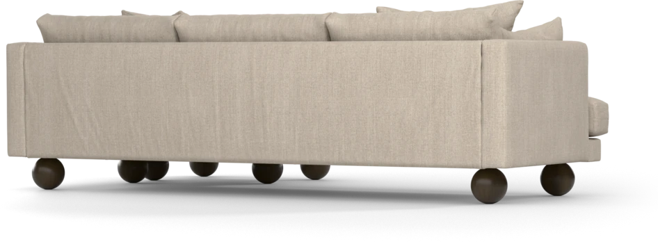 Harper - 4-sits med schäslong höger  - Beige
