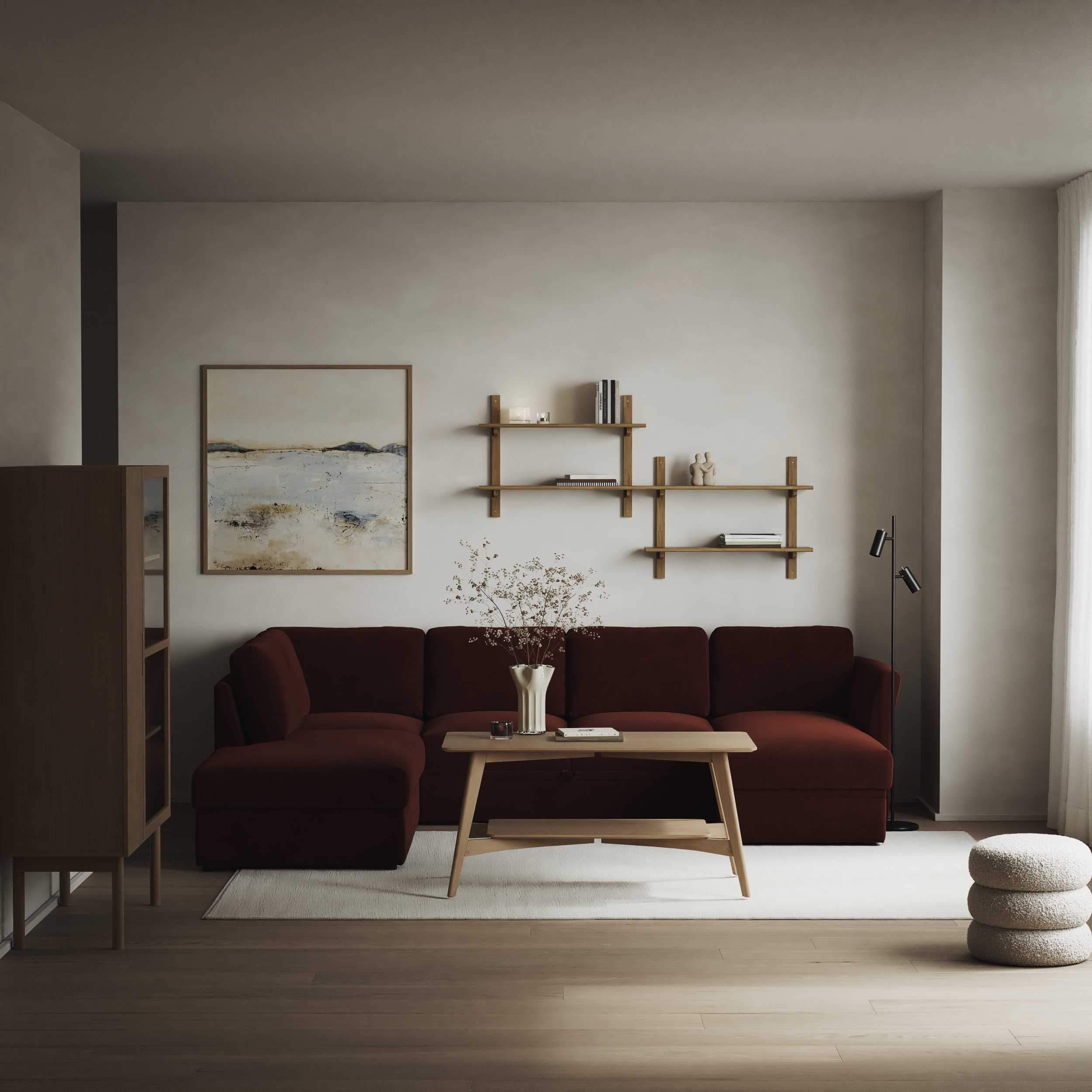 Öland - Bäddsoffa med divan vänster och schäslong höger - inspiration