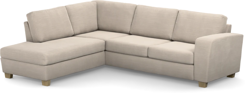 Friday - 2,5-sits soffa med divan vänster - Beige