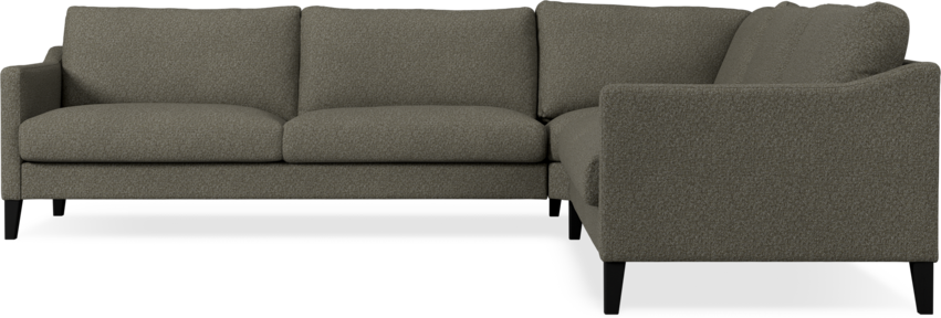 Winston - Hörnsoffa, 3+2-sits - Brun