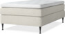 Delux Sense - Kontinentalsäng, enkelsäng 120 cm med bäddmadrass - Beige