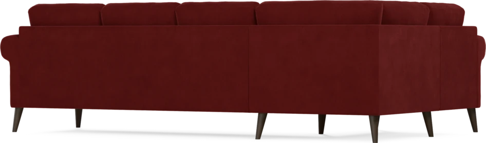Eden - Hörnsoffa, 1+3-sits - Röd