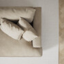 Mila - 3-sits soffa, hel dyna - Beige