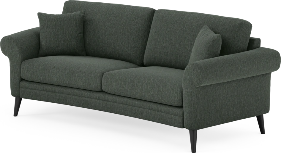 Eden - 2,5-sits soffa svängd - Grön