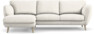 Madison Lux - 2-sits soffa med schäslong vänster - Beige