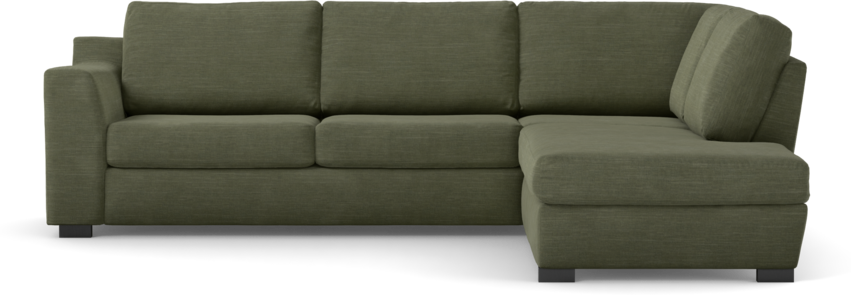 Friday - 2,5-sits soffa med divan höger - Grön