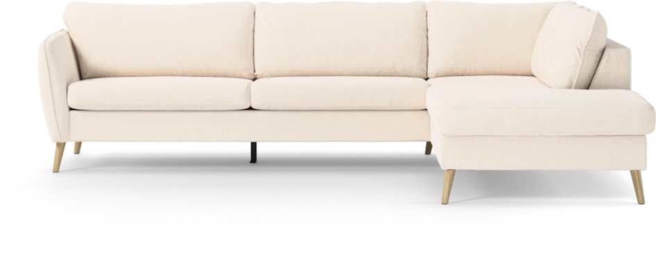 County - 2,5-sits soffa med divan höger - Vit