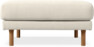 Willow - Fotpall, fast klädsel - Beige