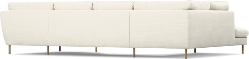 Madison - 2-sits soffa med divan vänster och schäslong höger - Vit