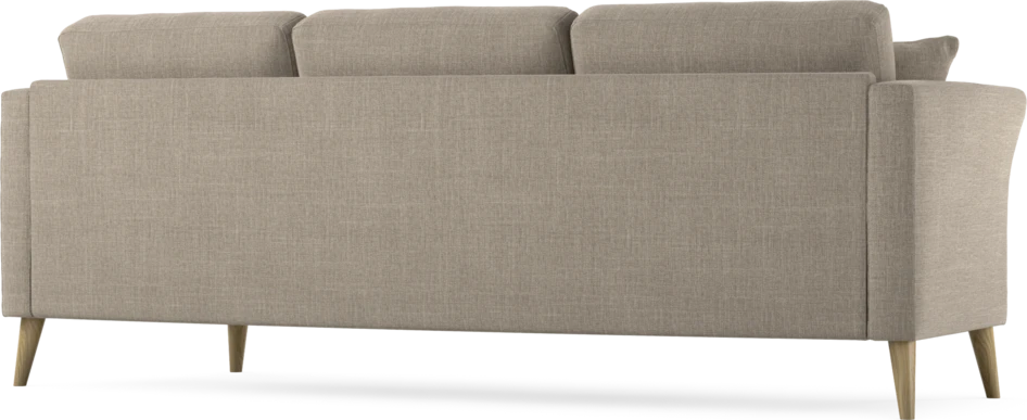 Eden - 3-sits soffa svängd - Beige