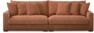 Rossi - 4-sits soffa - Gul