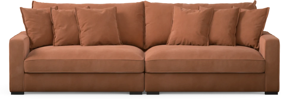 Rossi - 4-sits soffa - Orange